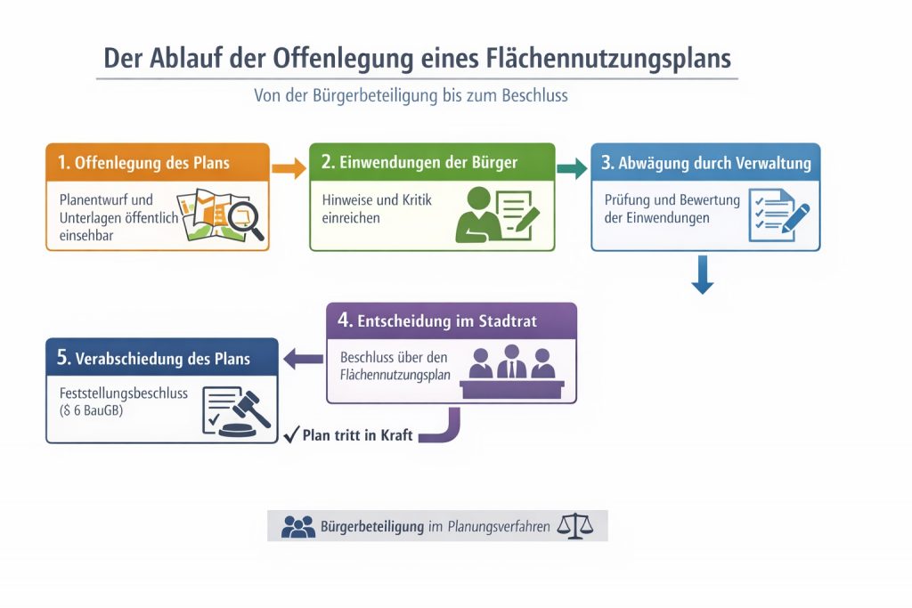 Tafel Ablauf Offenlegung FNP - (c) Jürgen Krewer 2026